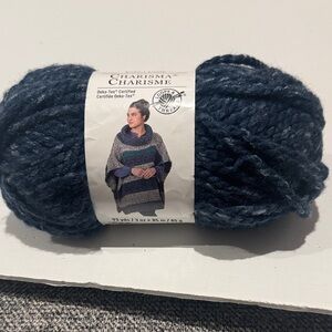 Charisma Deep Blue Yarn for Fiber Arts
